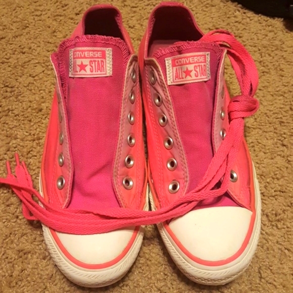 Pink Ombre Converse All-Star Shoes, Size 7 - Picture 1 of 7